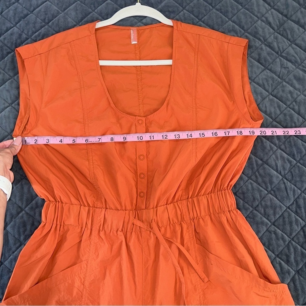 FP Movement by Free People Rust Orange Utility Jumpsuit - Picture 6 of 7